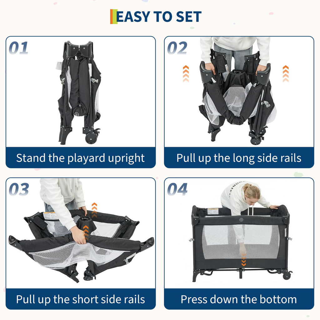 4 in 1 Baby Playard F834