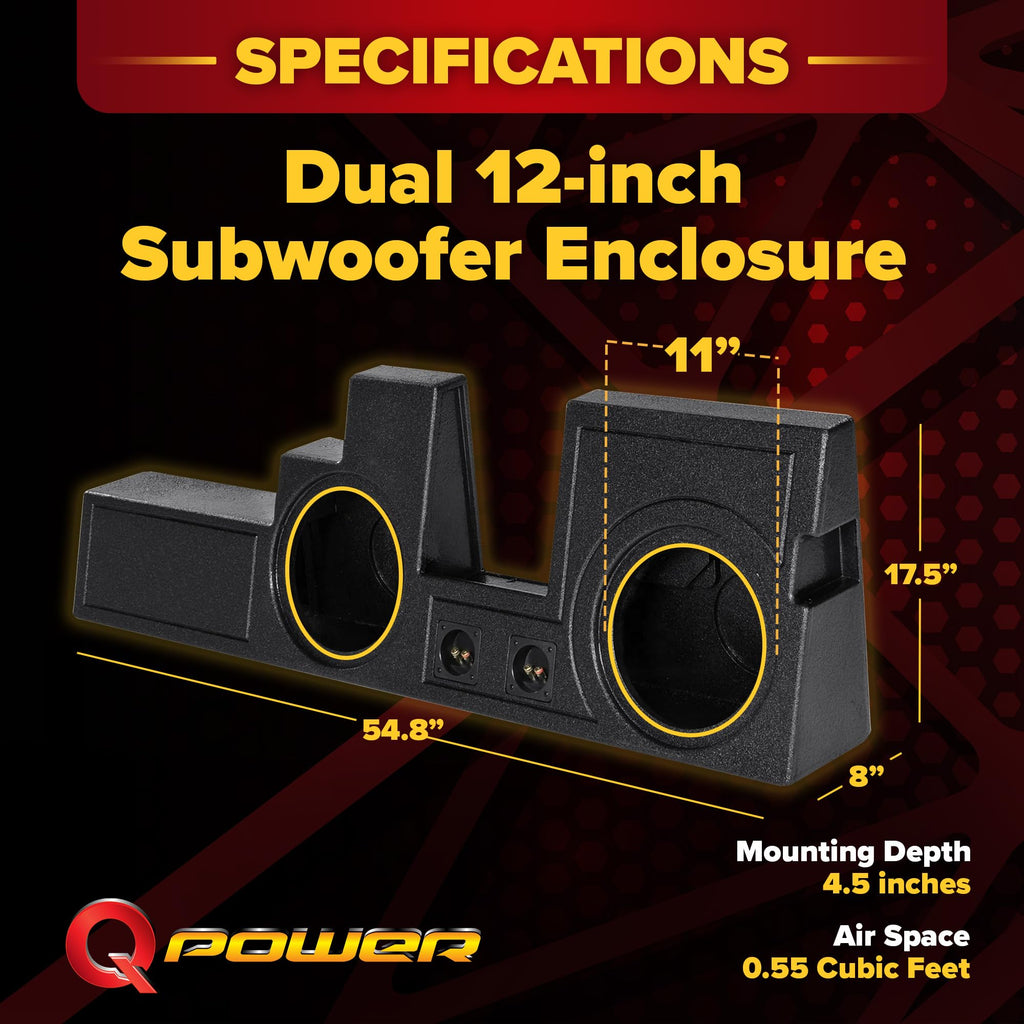 Dual 12" Ported Subwoofer Box E50170