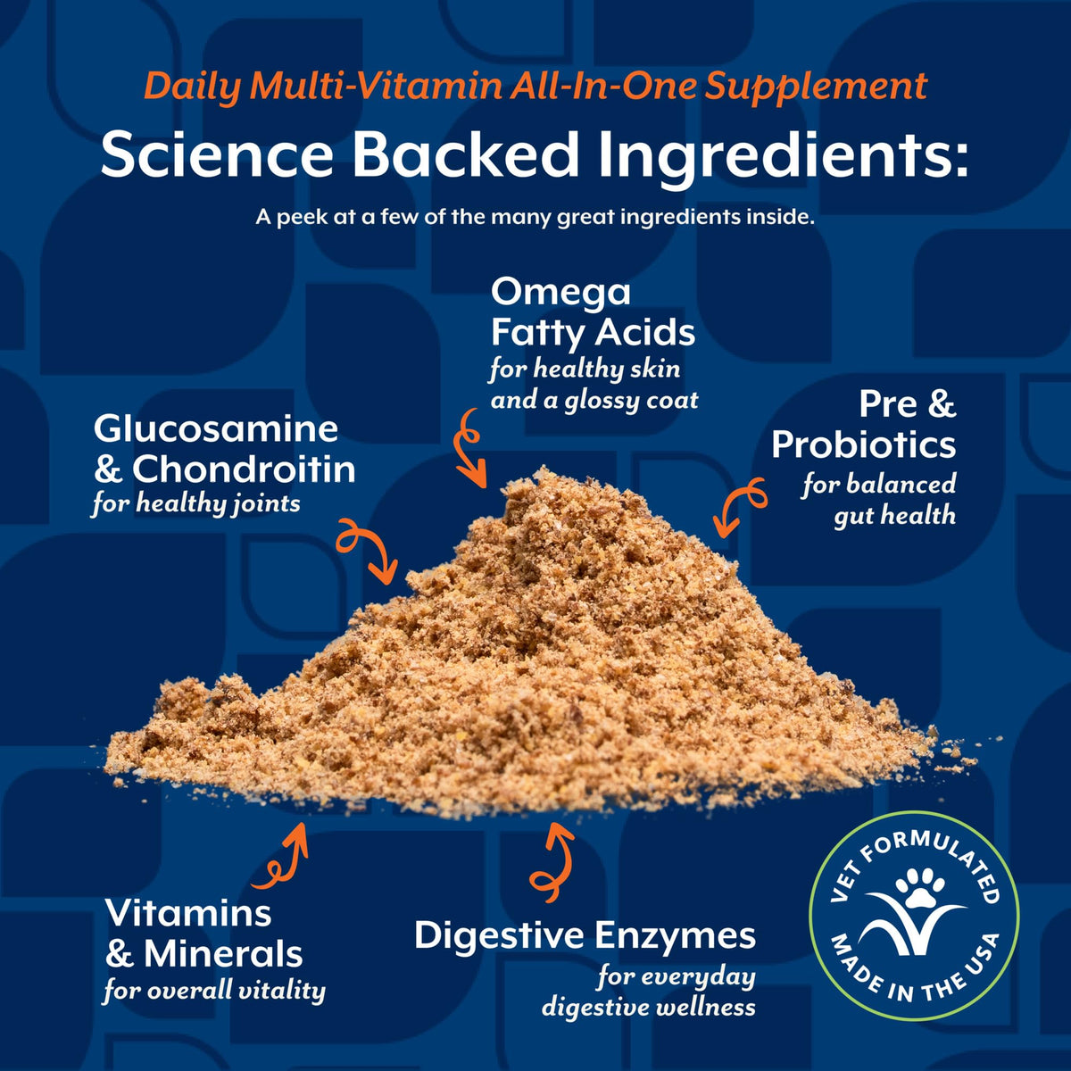 Cat & Dog Daily Multivitamin 13 Oz Powder E732275