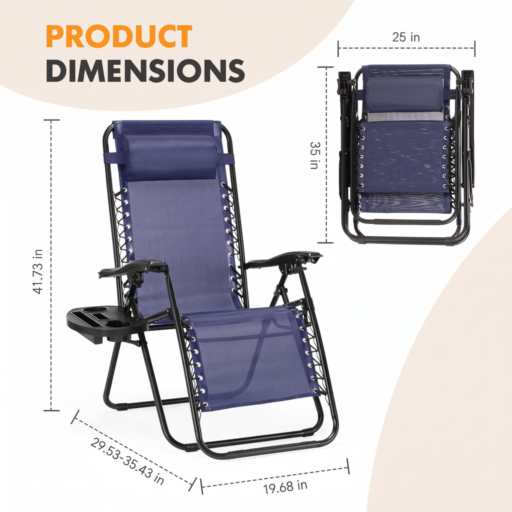 Zero Gravity Chairs Set of 2 N604821