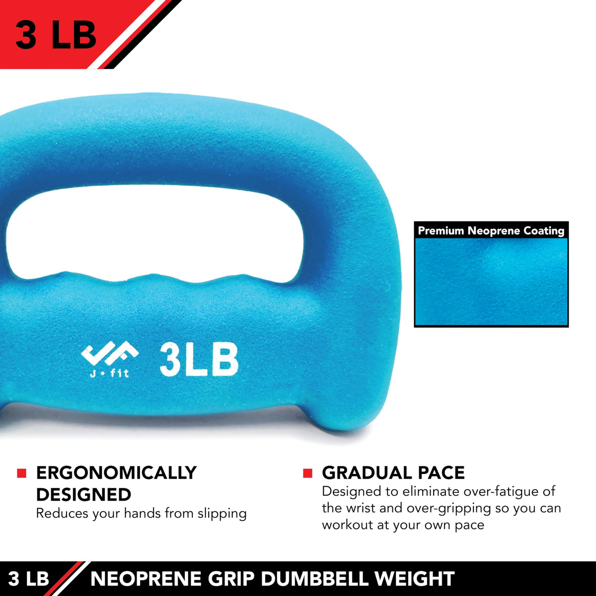 Neoprene Dumbbells 1LB-5LB D532