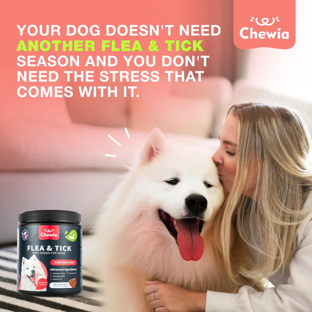 Dog Flea & Tick Chews W997026