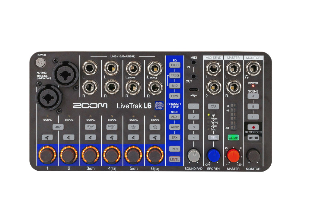 LiveTrak L6 Mixer/Recorder Y986