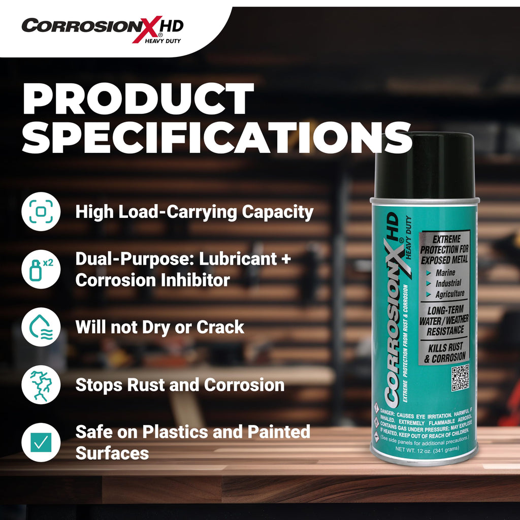 Heavy Duty Anti Rust Spray 12oz Aerosol Z10879