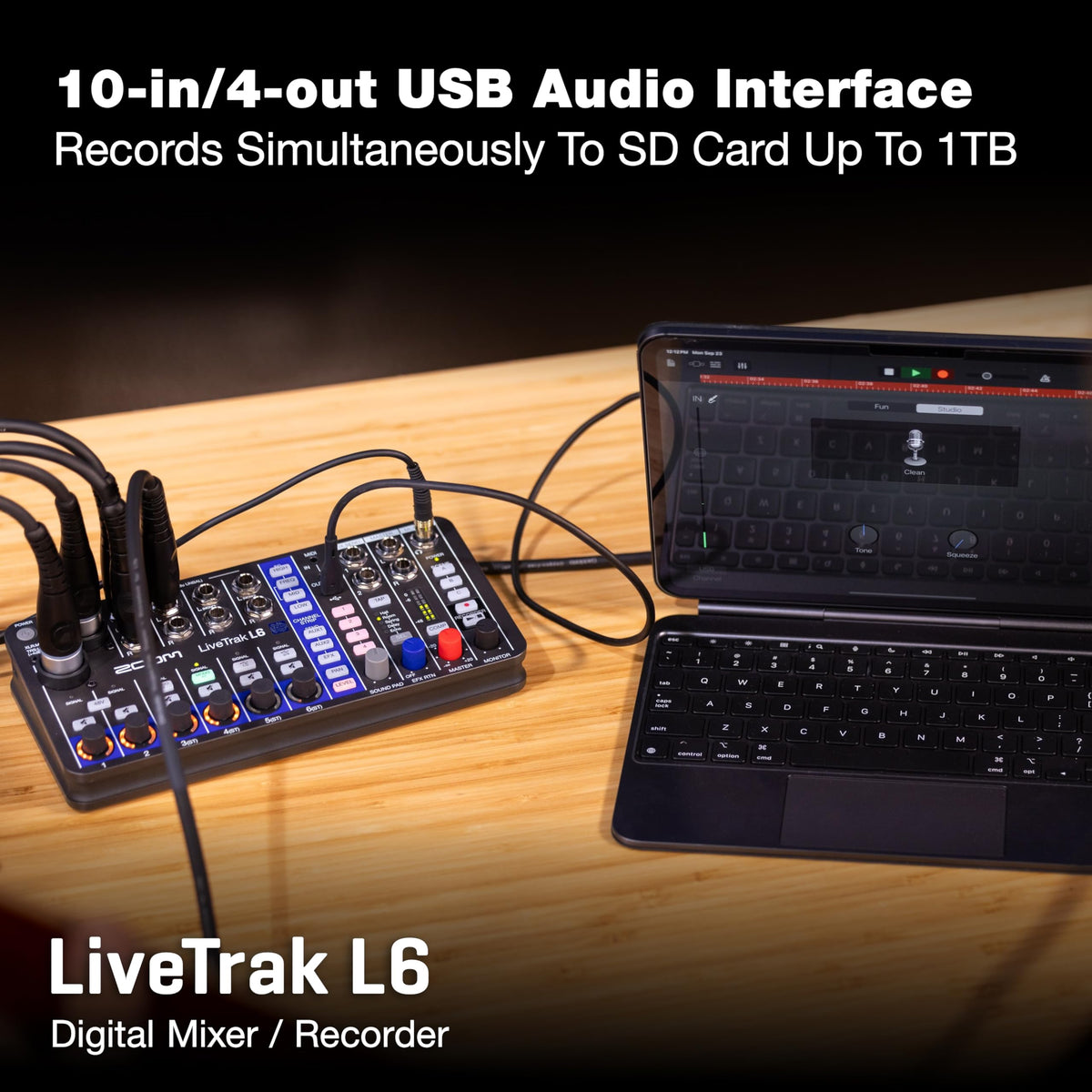 LiveTrak L6 Mixer/Recorder Y986