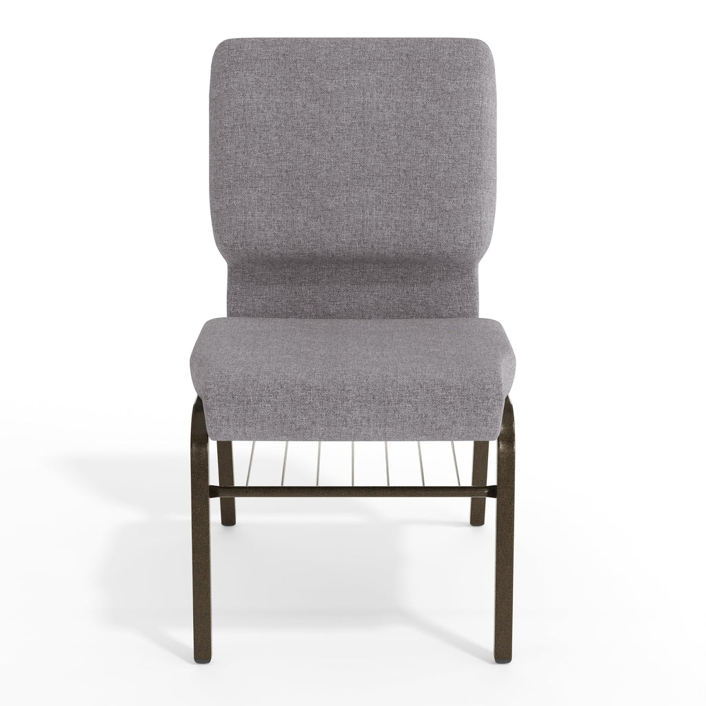 Gray Fabric Church Chair F788