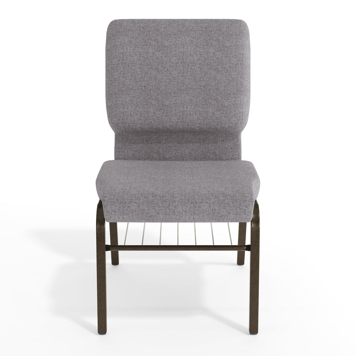 Gray Fabric Church Chair F788