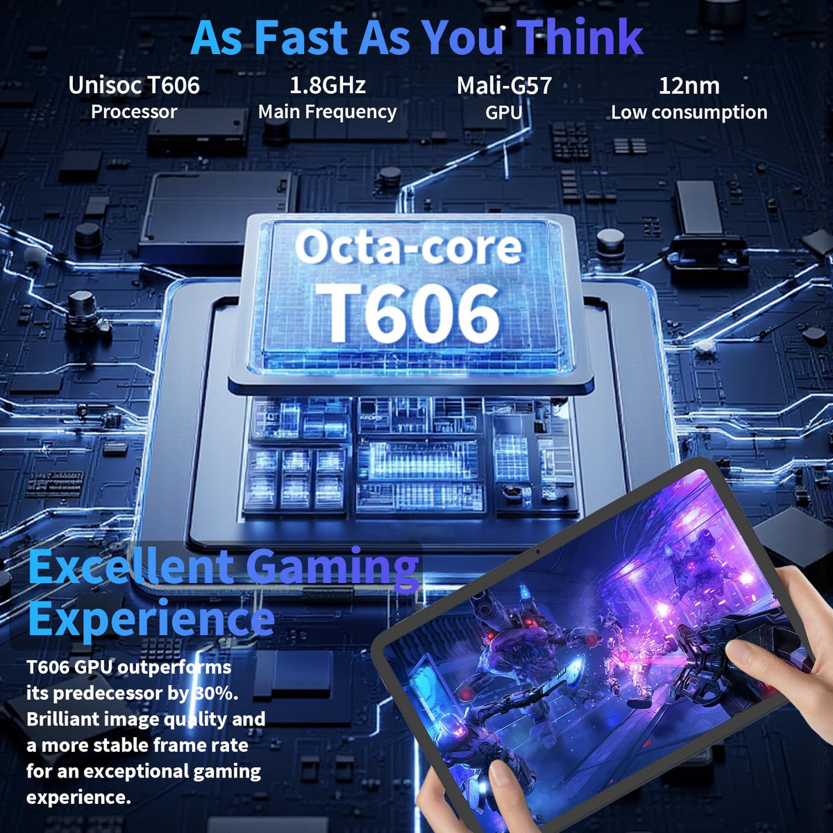 10 Inch Android Tablet with Keyboard T330