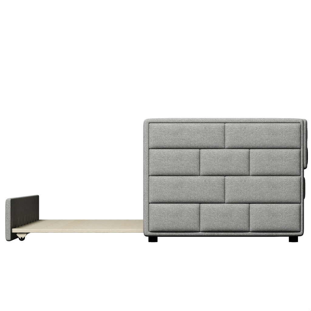 Twin Upholstered Daybed with Trundle S640330