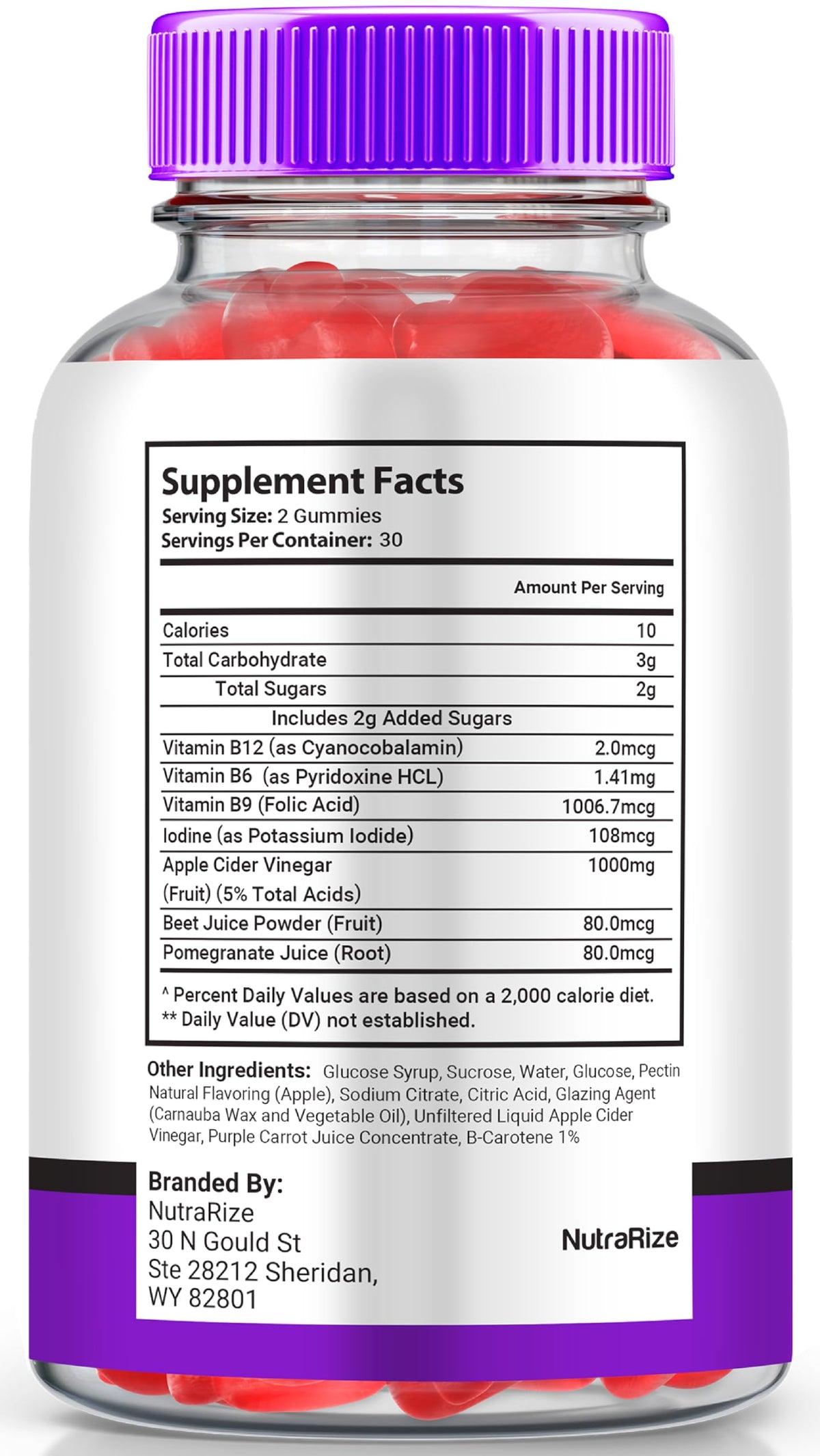 All Natural Gummies 60 Gummies B710113
