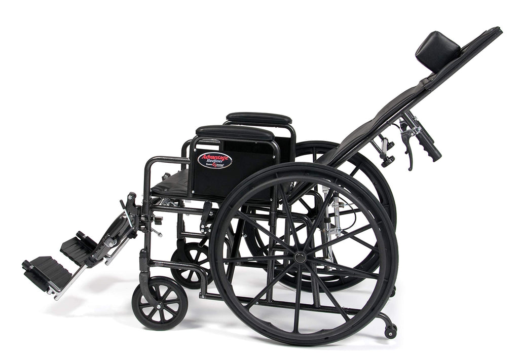 22" High Back Reclining Wheelchair L844