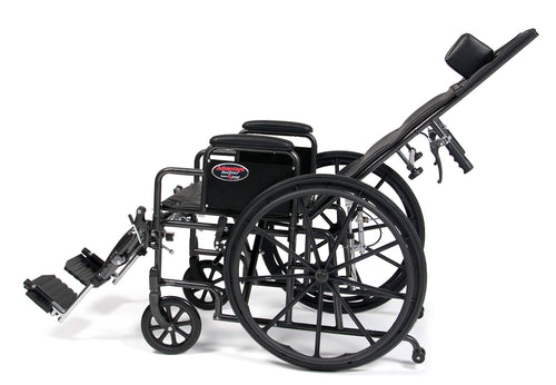 22" High Back Reclining Wheelchair L844
