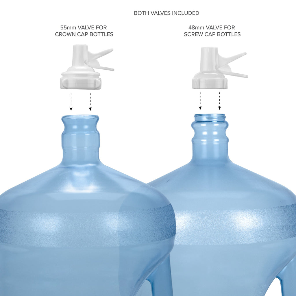3-5 Gallon Water Jug Stand and 2 Dispenser Valves B2165