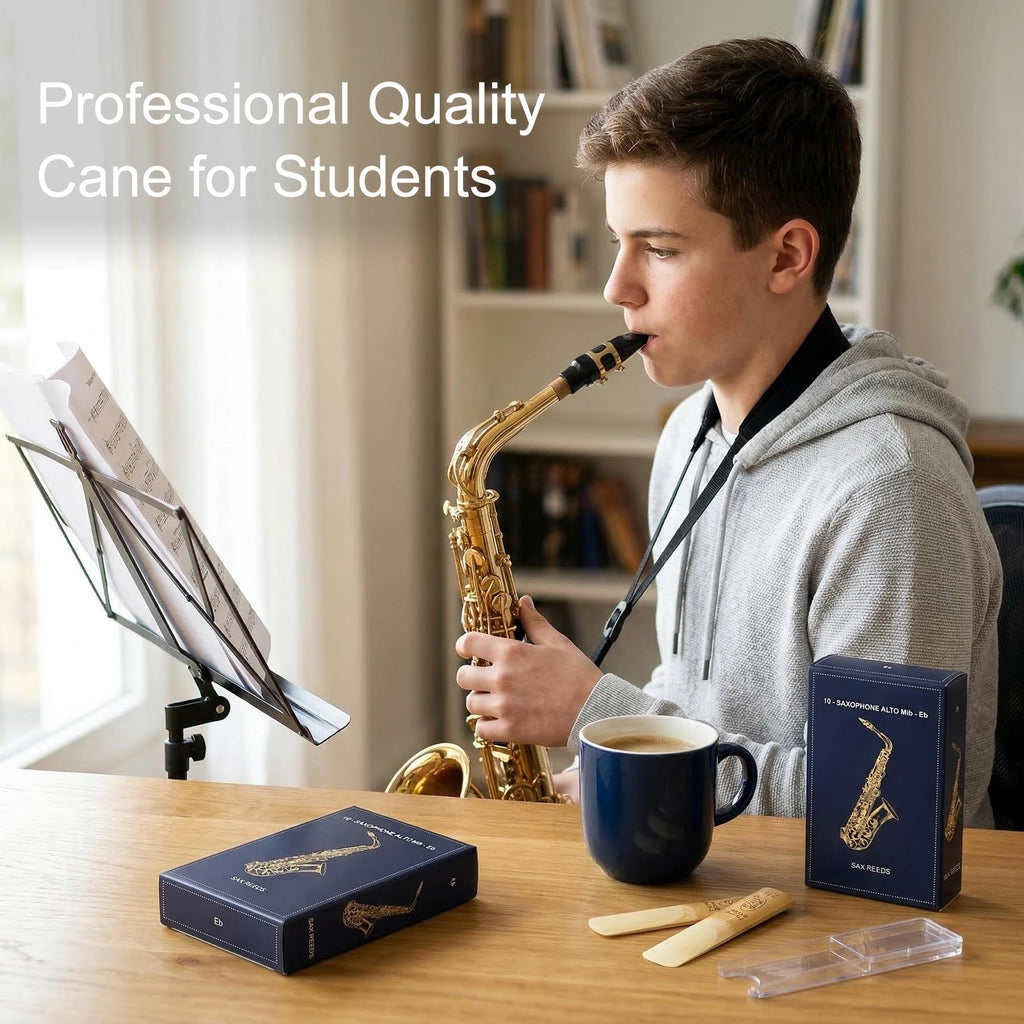 Alto Saxophone Reeds Strength 2.5 Natural Cane 10-Pack C7438