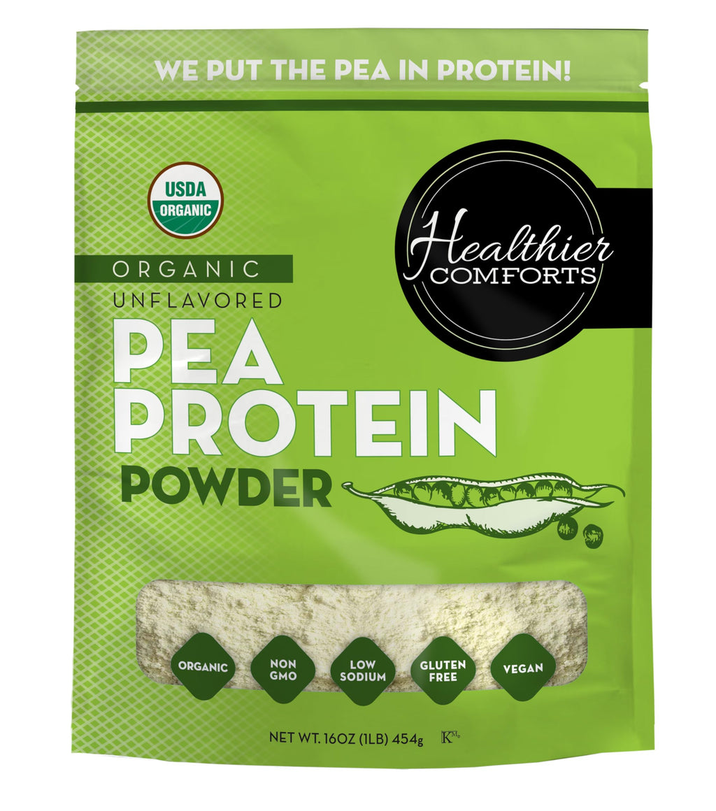 Organic Unflavored Pea Protein Powder 1 lb Y87761