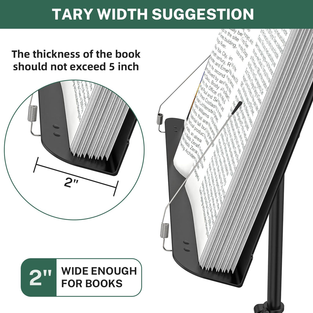 Black Metal Sheet Music Stand with Carrying Bag I6092