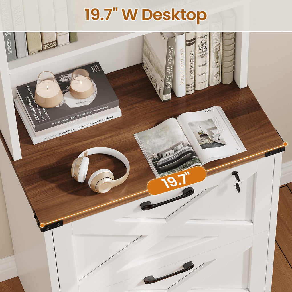 2 Drawer File Cabinet with Lock C929202