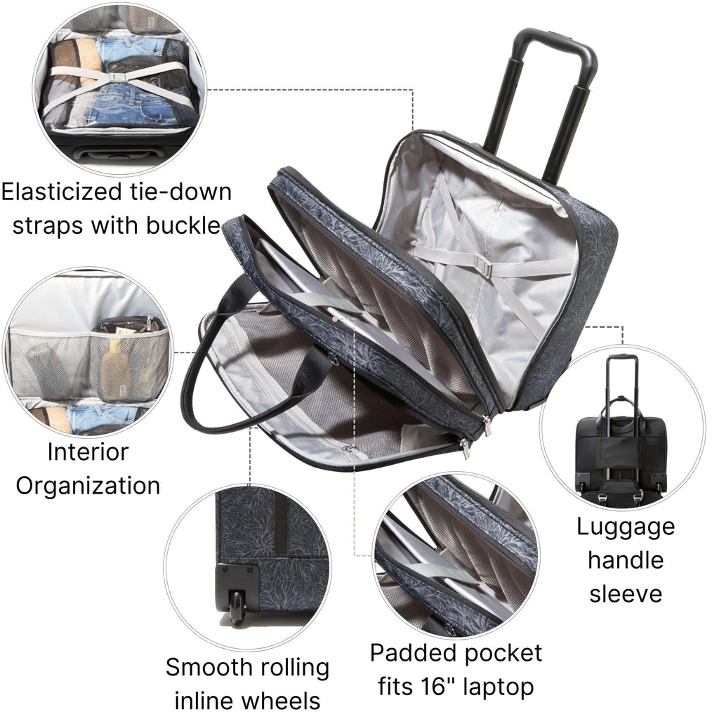 Women's 2 Wheel Tote E7884