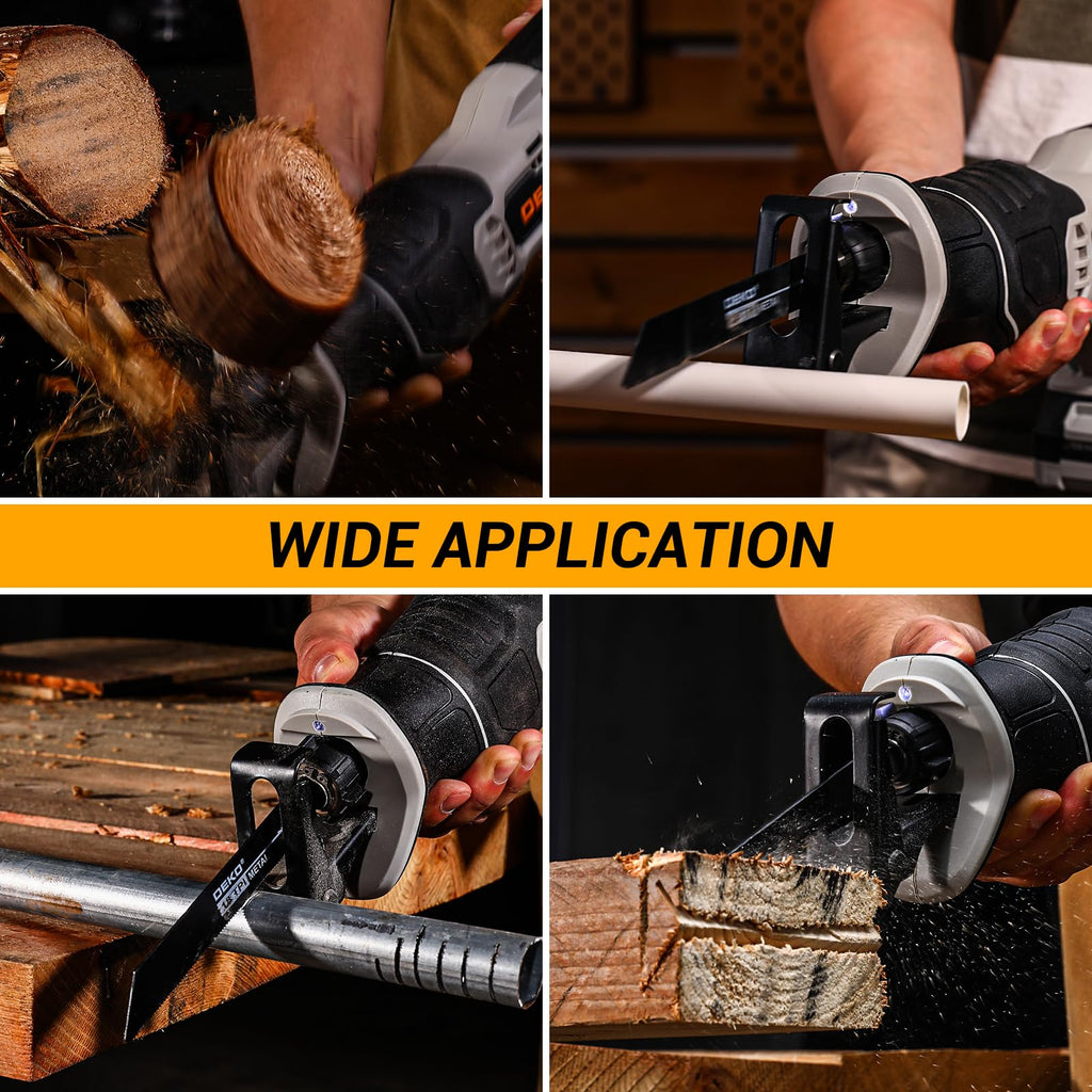 20V Cordless Reciprocating Saw with Battery and Charger V775