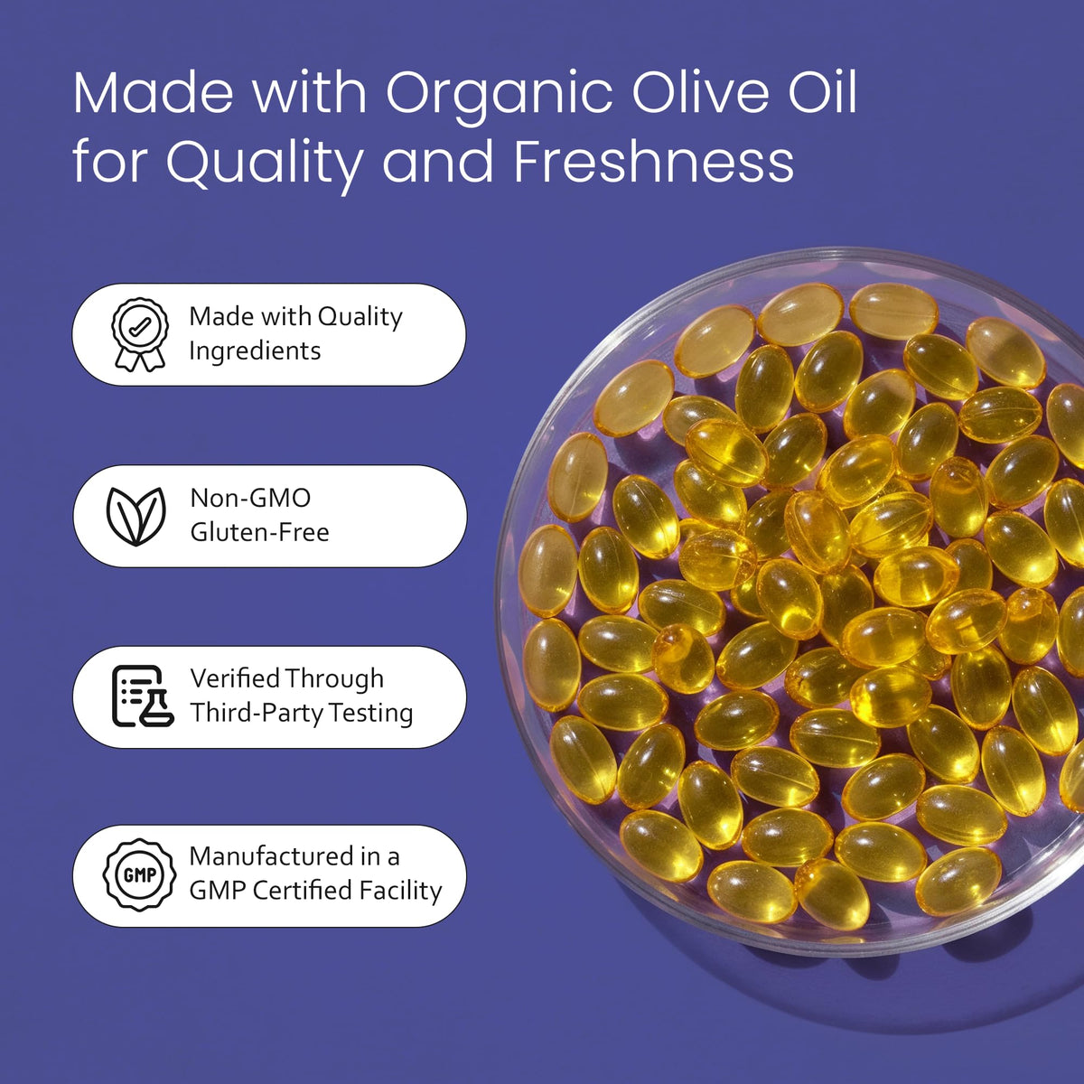 Odorless Garlic 100:1 Extract with Olive Oil 150 Softgels S177998