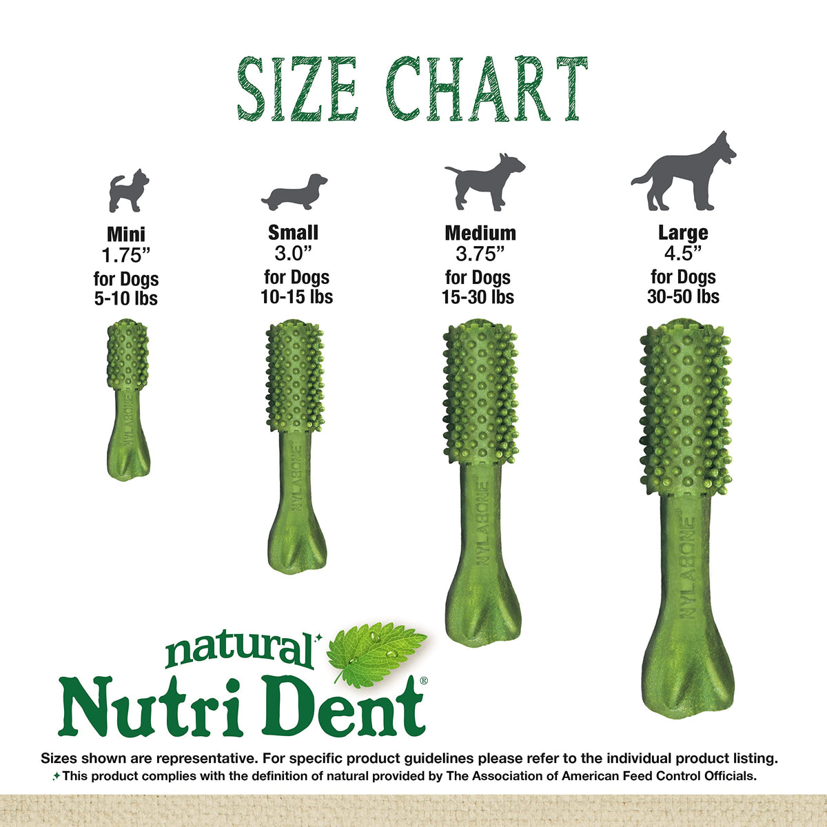 Natural Dog Dental Chews, Small 28 Count O55915