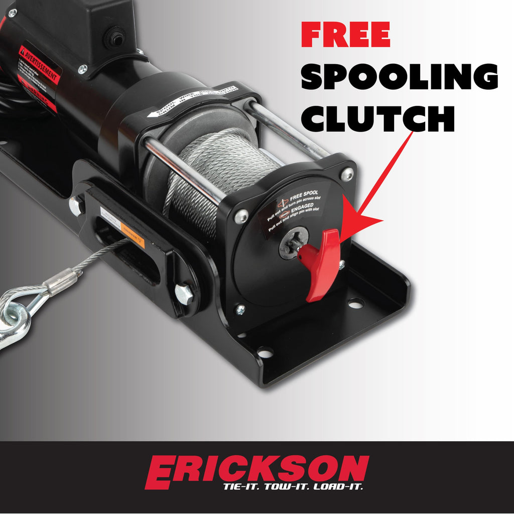 120V AC Electric Winch 1500lb Capacity D83572