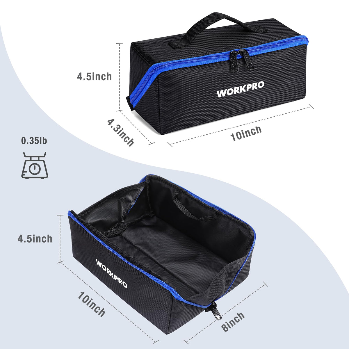 10" Zipper Tool Pouch, 3 Pack R21066