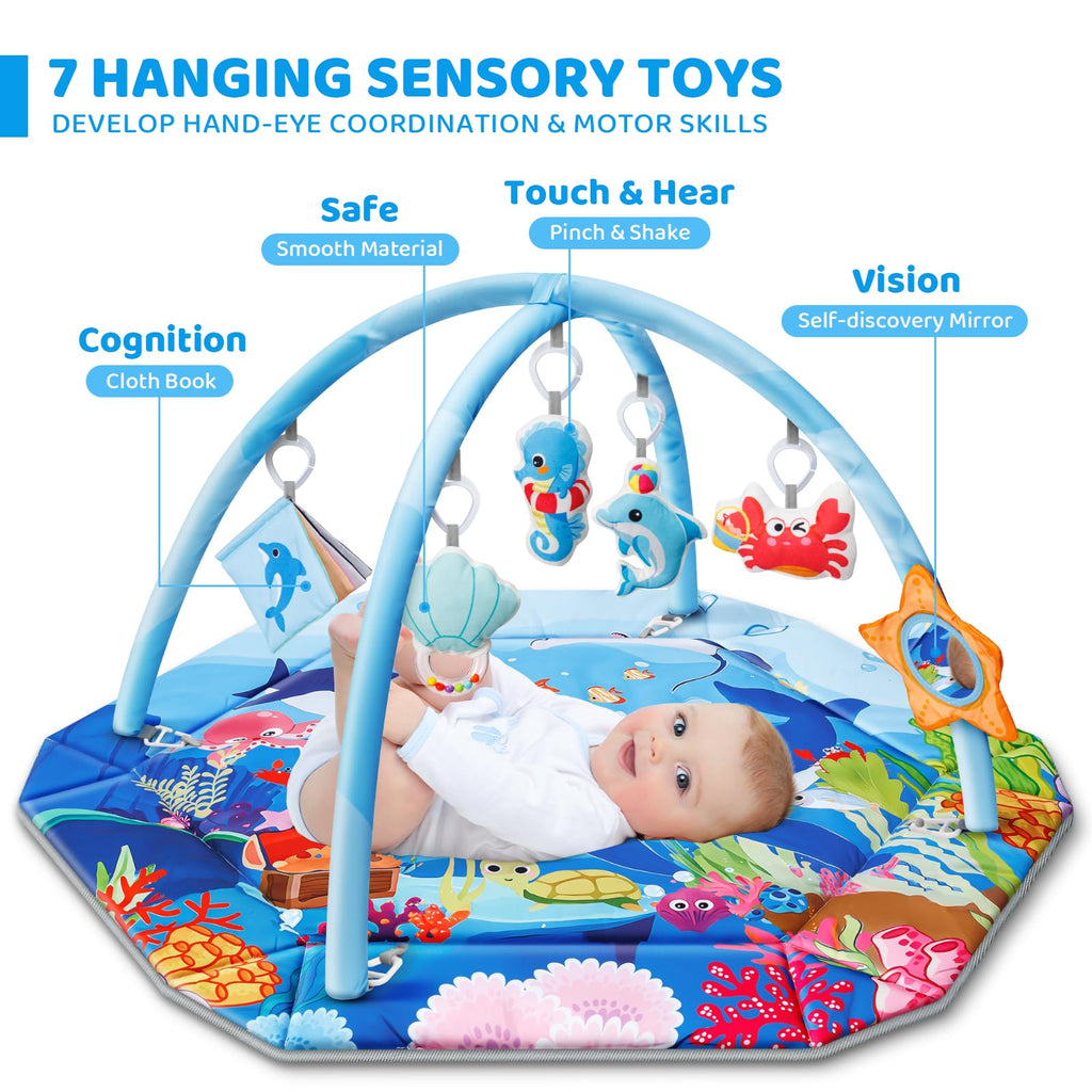 8-in-1 Washable Baby Gym Play Mat & Ball Pit F217692