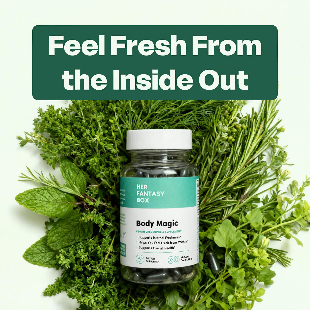 Chlorophyll Capsules 30 Capsules 200 mg J945