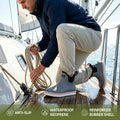 Waterproof Slip-On Ankle Deck Boots D484023