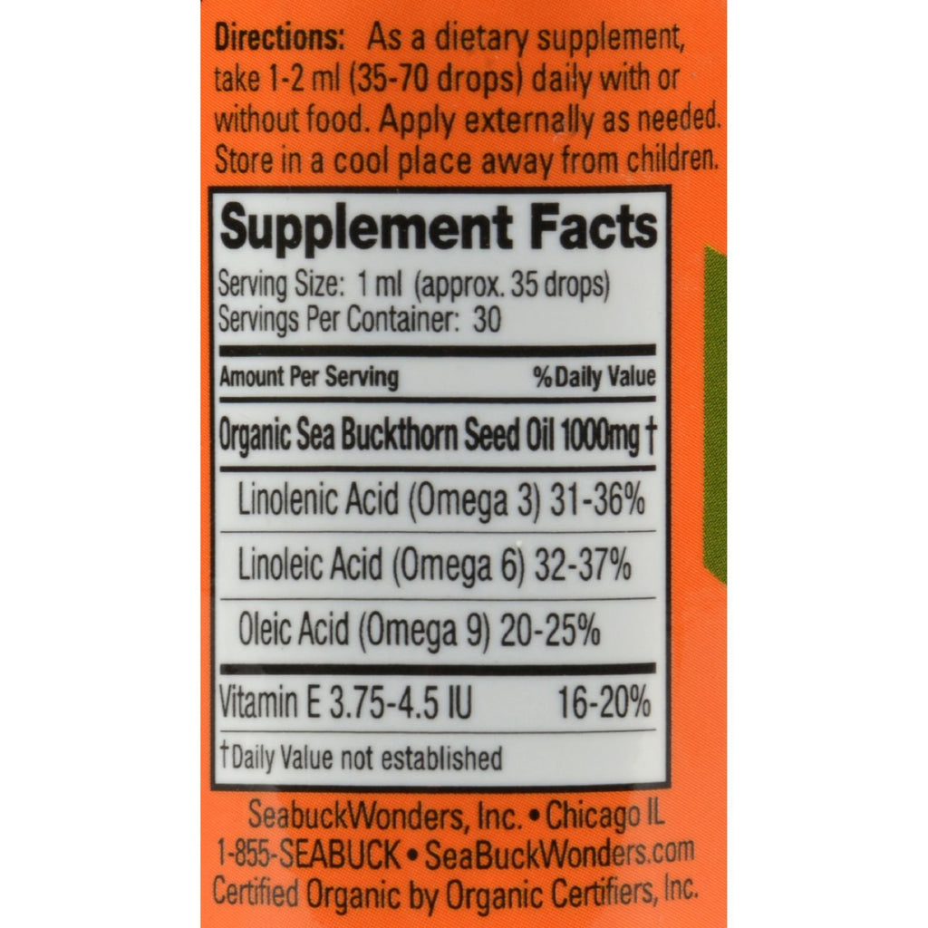 Sea Buckthrn Seed Oil X19851