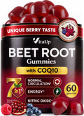 Beet Root Gummies with CoQ10, Grape Seed, Vitamin C, B12 & B3 S858