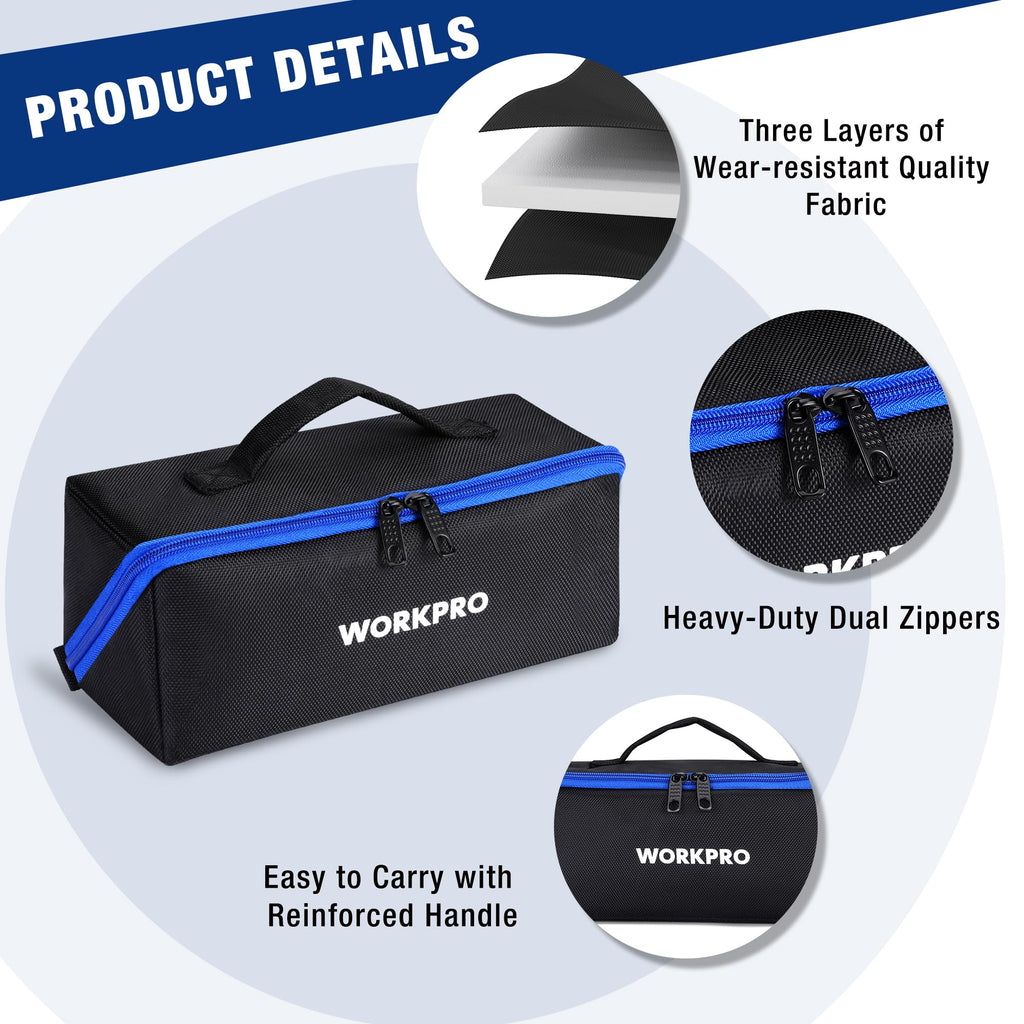 10" Zipper Tool Pouch, 3 Pack R21066