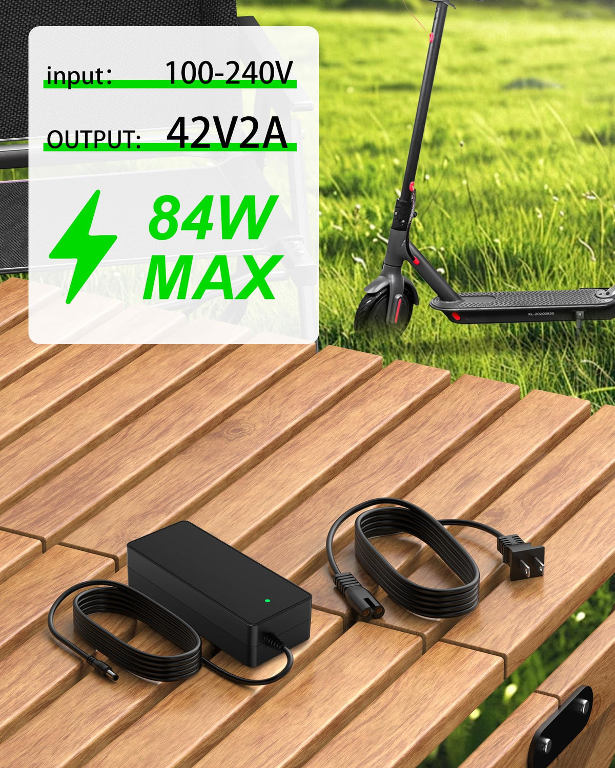 42V 2A Scooter Charger K6430