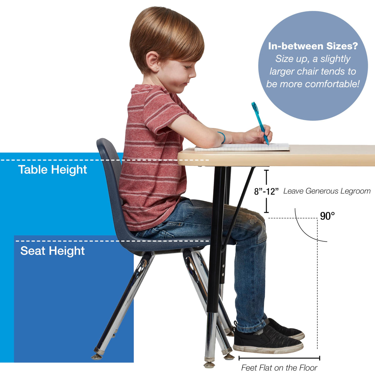 16" Light Gray School Stack Chair 2-Pack I736194