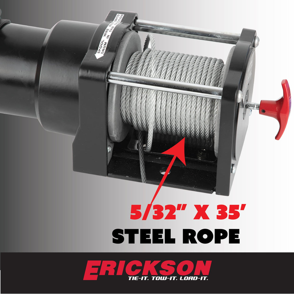 120V AC Electric Winch 1500lb Capacity D83572