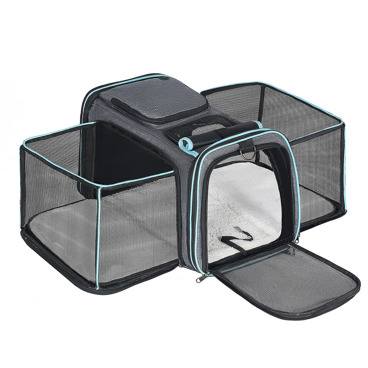 Expandable Soft-Sided Dog and Cat Carrier Z578
