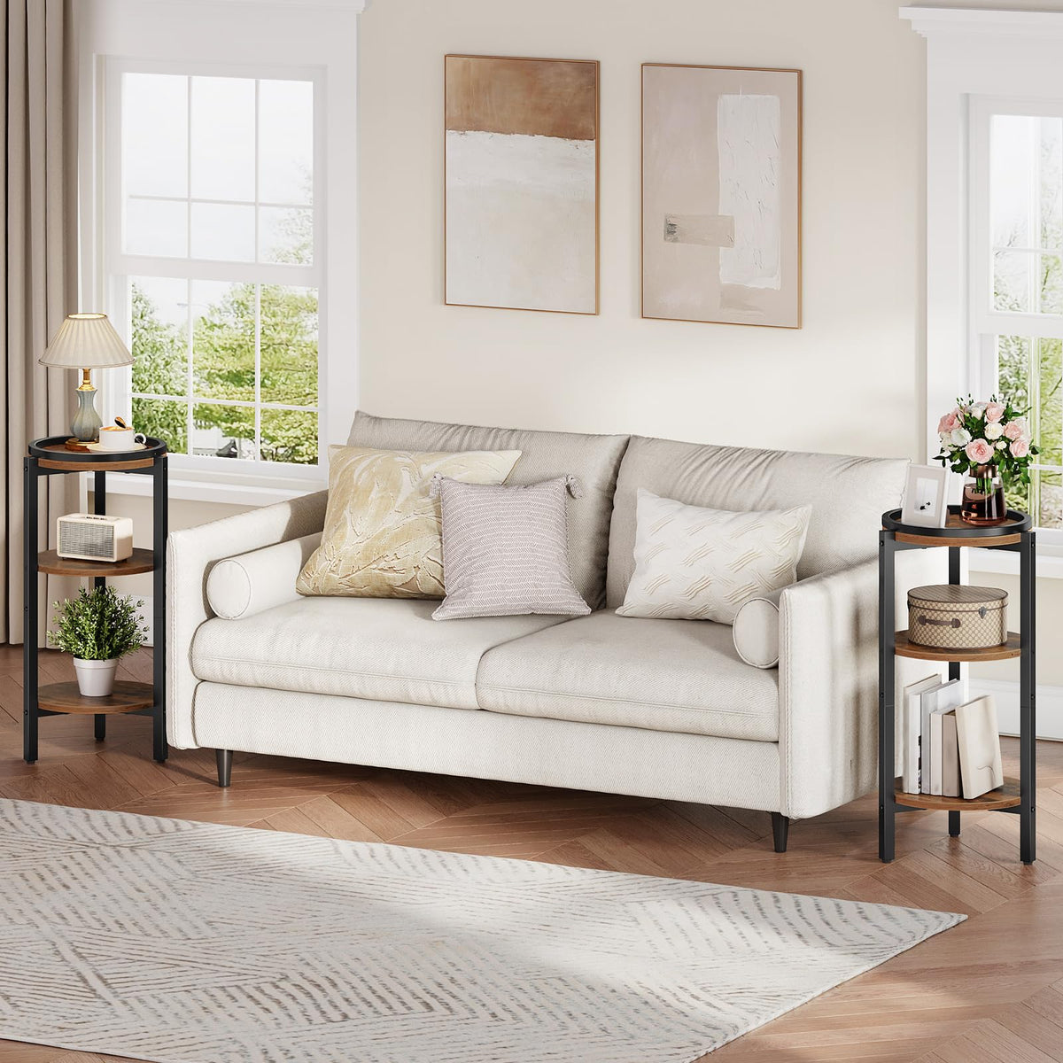 Small Round 3-Tier Side Table W24651