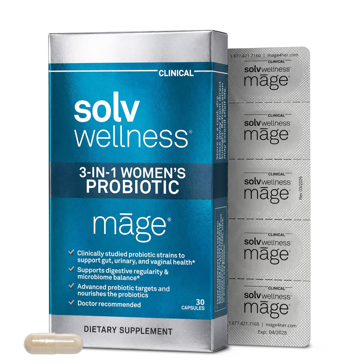 Women's Prebiotic & Probiotic, 30 Capsules X705