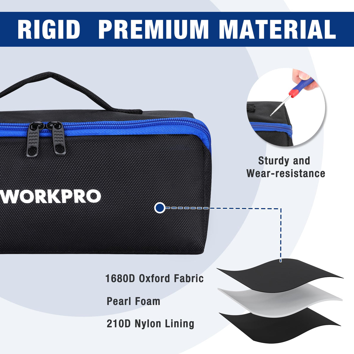 10" Zipper Tool Pouch, 3 Pack R21066