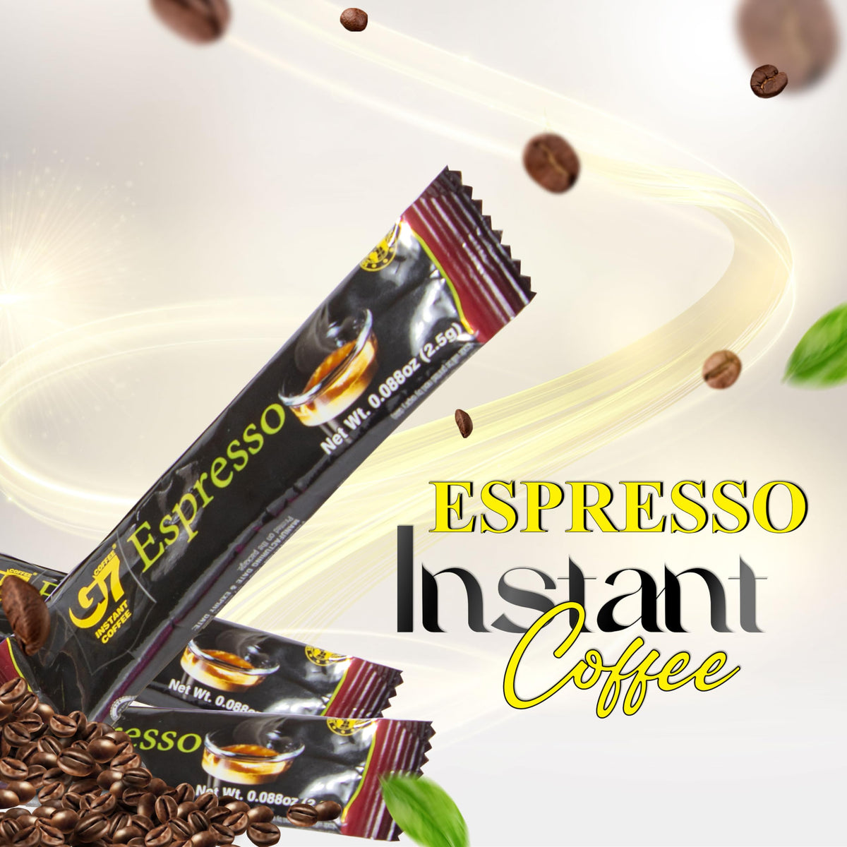 Pure Black and Espresso Instant Coffee Q8445