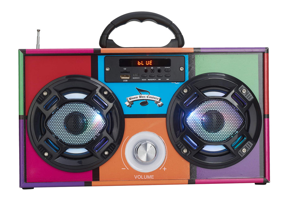 Bluetooth Speaker with FM Radio & LED Lights I5525