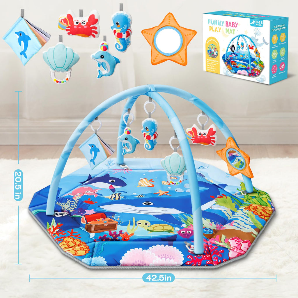8-in-1 Washable Baby Gym Play Mat & Ball Pit F217692