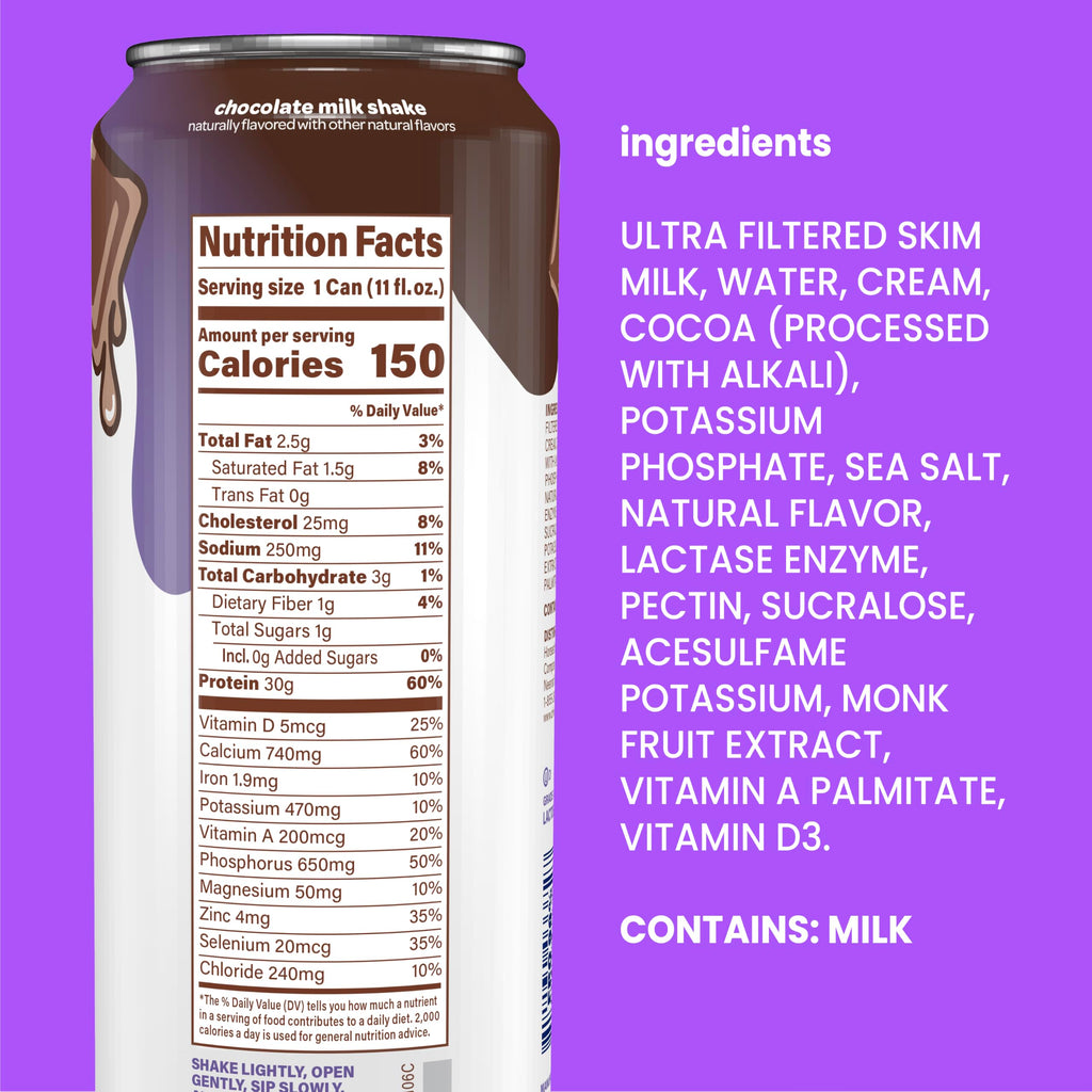 Chocolate 30g Protein Ultra Filtered Milk Shake T2102