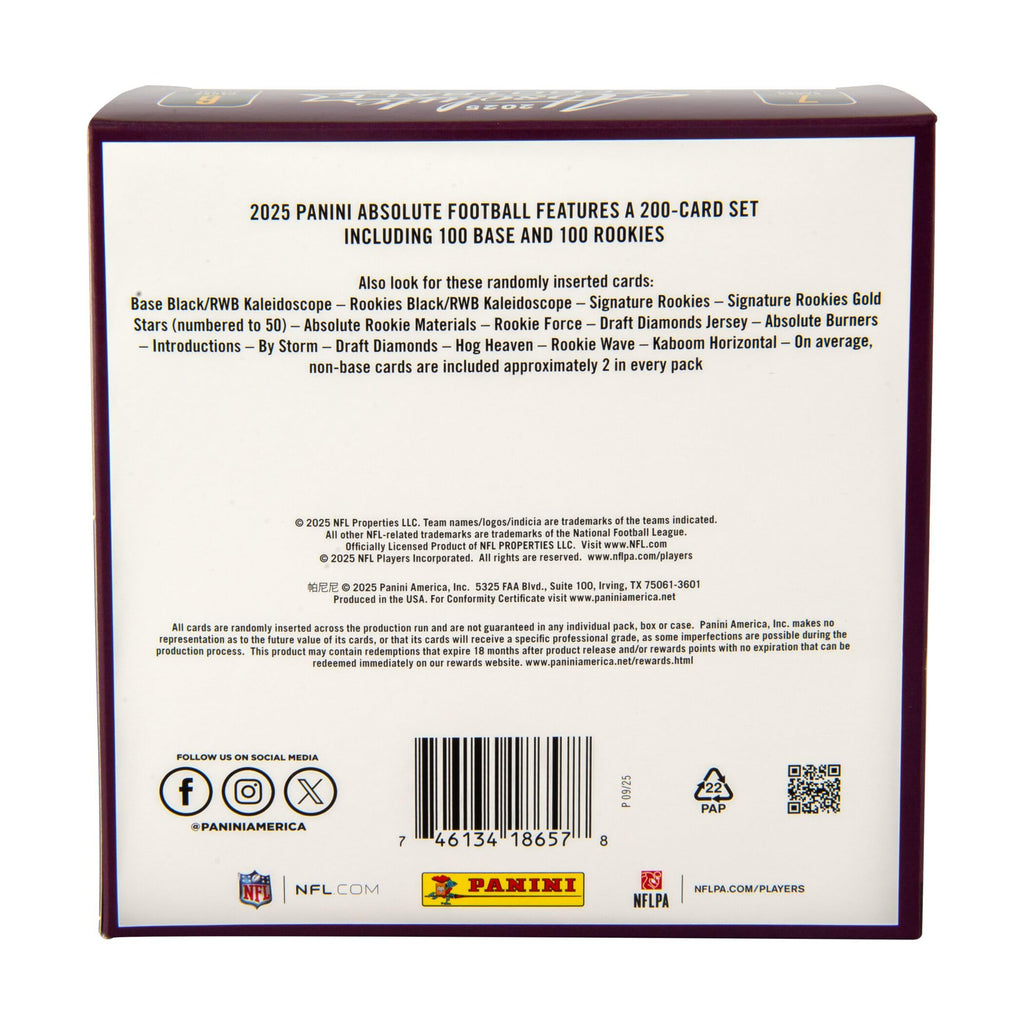 Sealed NFL Trading Cards Mega Box V23417