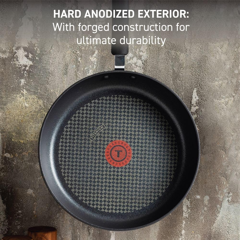 Hard Anodized Nonstick Fry Pan Set, 2-Pack T3272