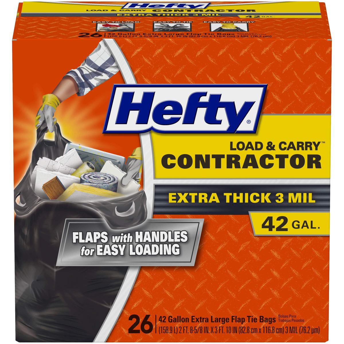 42 Gallon 3.0 Mil Trash Bags Y357370