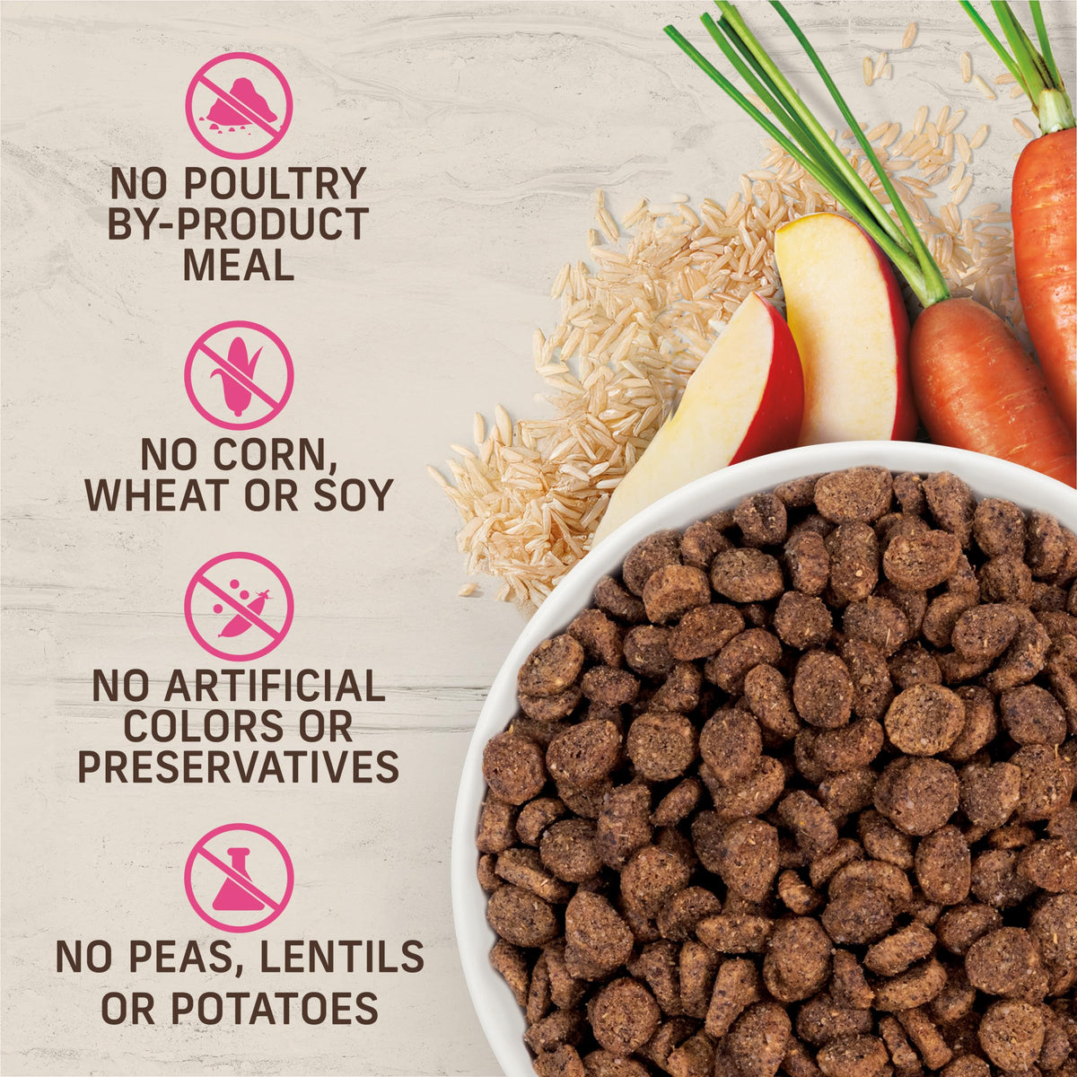 Dry Dog Food for Small Dogs 4 lb Bag Q9441