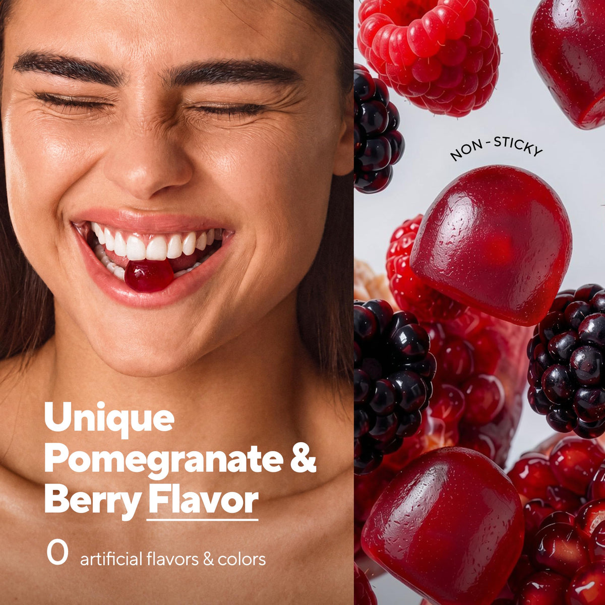 Beet Root Gummies with CoQ10, Grape Seed, Vitamin C, B12 & B3 S858
