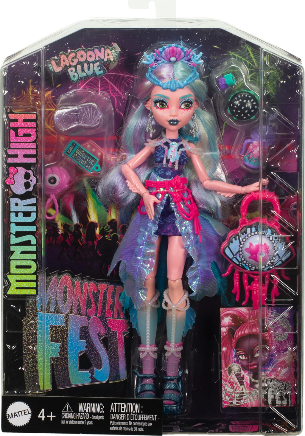 Monster High Doll with Glam Outfit & Accessories Z535052